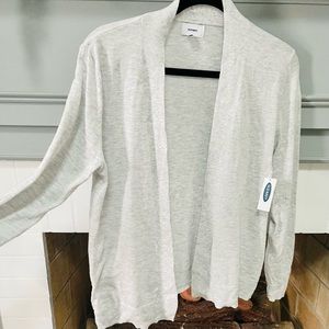 NWT Old Navy Heather Gray Lightweight Cardigan, Size M